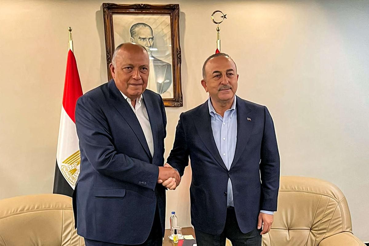 بعد سنوات من القطيعة.. مباحثات مصرية تركية في القاهرة برئاسة شكري وأوغلو